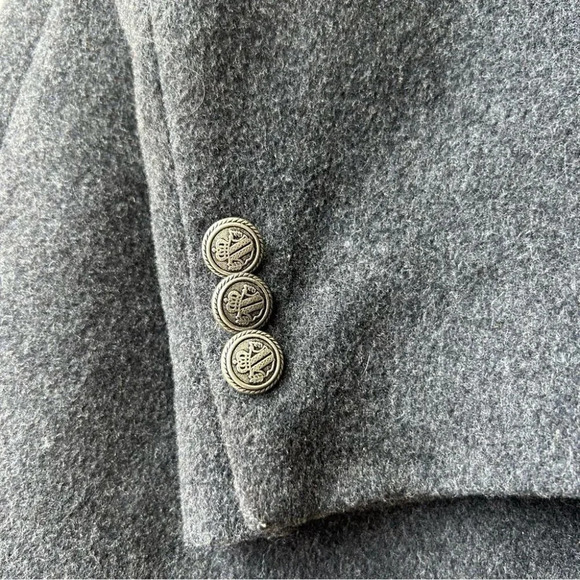 Boulevard Club Soft  Wool Cashmere Blend Blazer Made in Canada - Picture 6 of 14